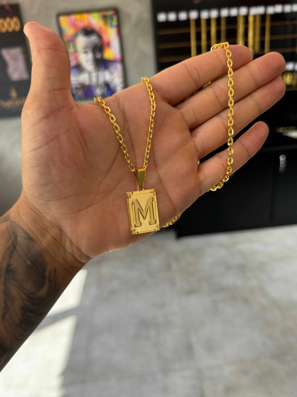 Combo Cadena Forcet 3mm + Dije De Inicial + Pulsera De Regalo 🎁